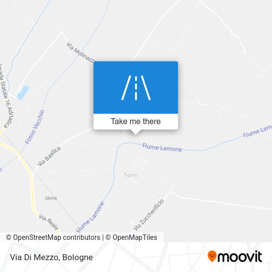 Via Di Mezzo map
