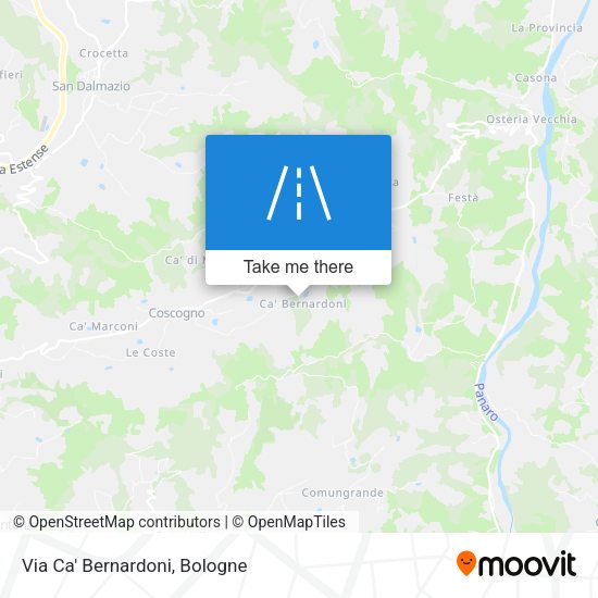 Via Ca' Bernardoni map
