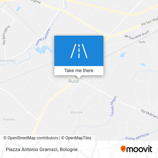 Piazza Antonio Gramsci map