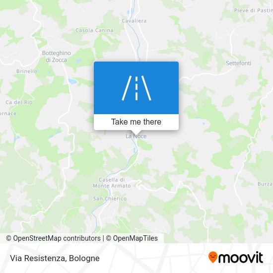 Via Resistenza map