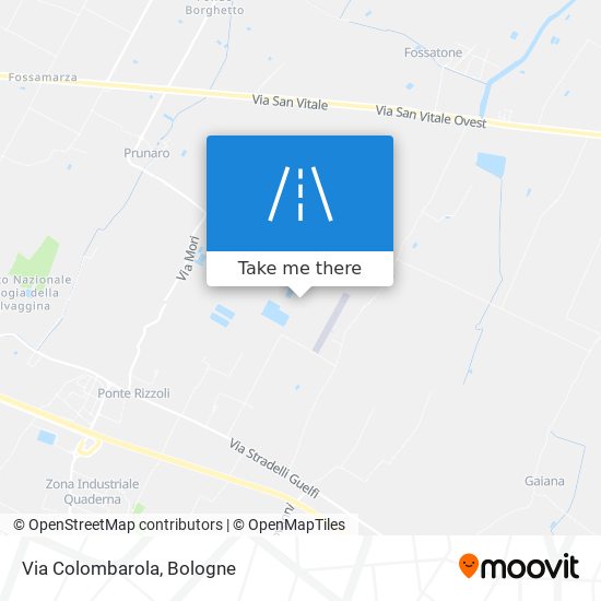 Via Colombarola map