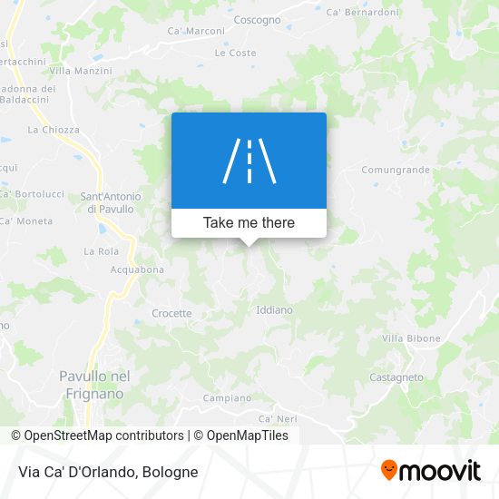 Via Ca' D'Orlando map