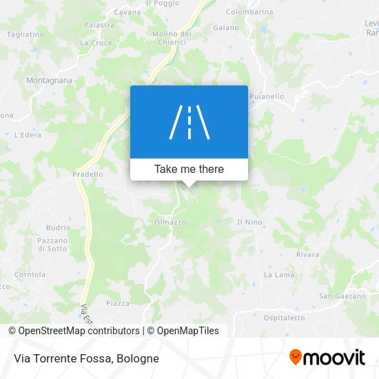 Via Torrente Fossa map