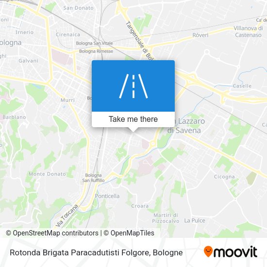 Rotonda Brigata Paracadutisti Folgore map