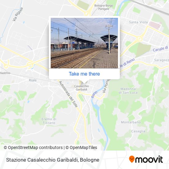 Stazione Casalecchio Garibaldi map