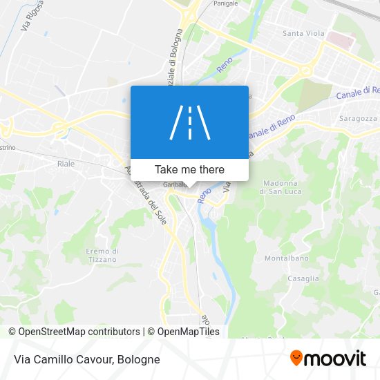 Via Camillo Cavour map