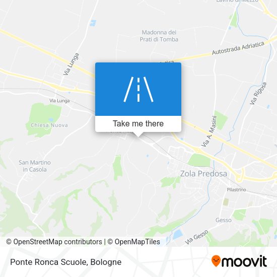 Ponte Ronca Scuole map