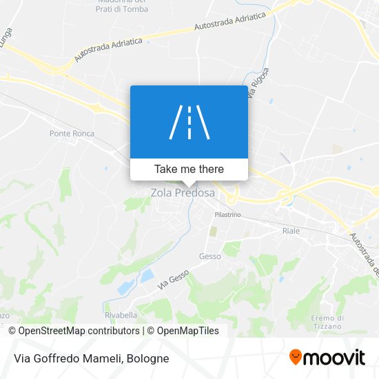 Via Goffredo Mameli map