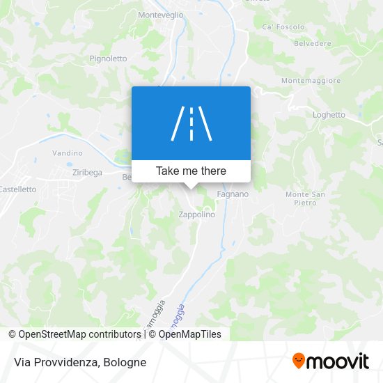 Via Provvidenza map