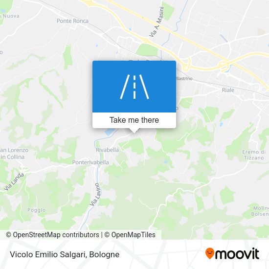Vicolo Emilio Salgari map