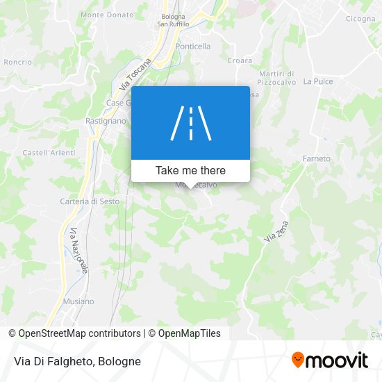 Via Di Falgheto map