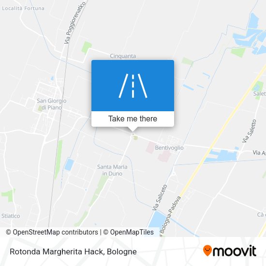 Rotonda Margherita Hack map