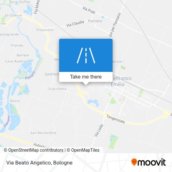 Via Beato Angelico map