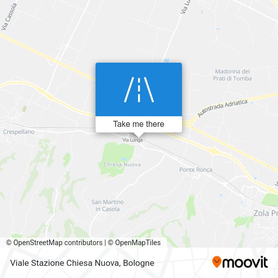 Viale Stazione Chiesa Nuova map