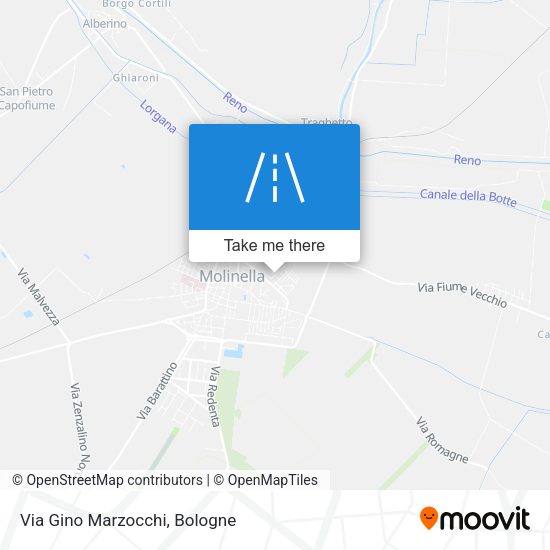 Via Gino Marzocchi map