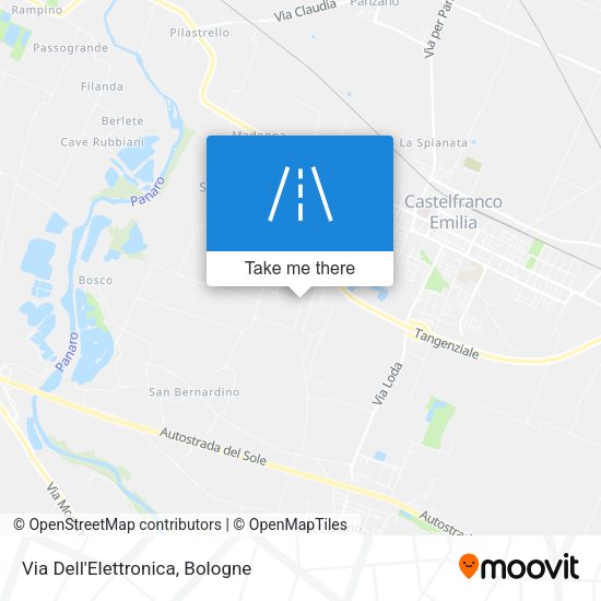 Via Dell'Elettronica map