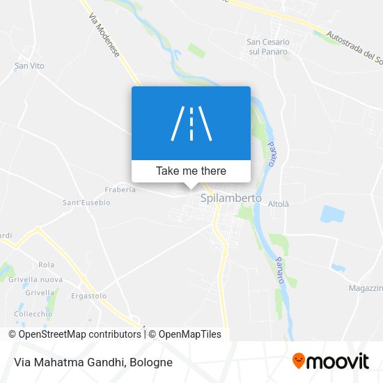 Via Mahatma Gandhi map