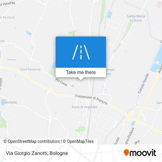 Via Giorgio Zanotti map