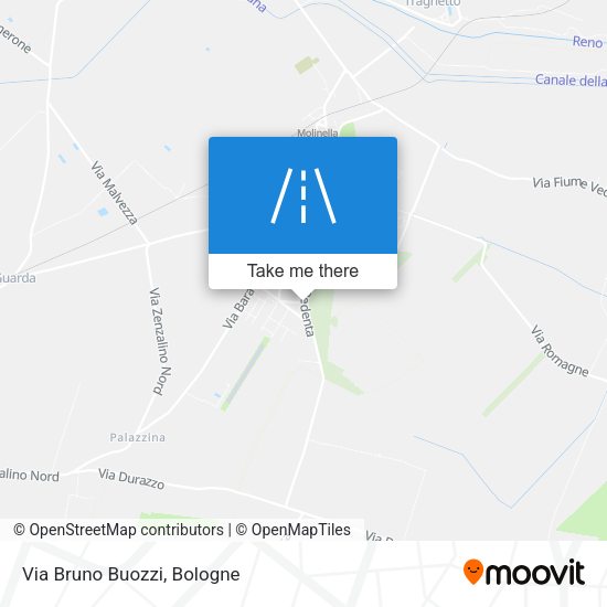 Via Bruno Buozzi map