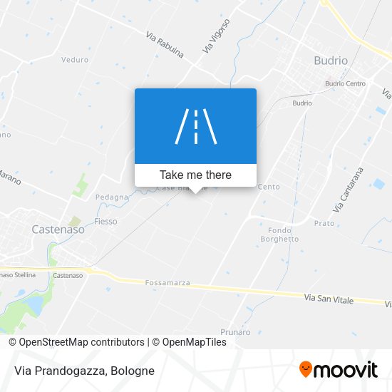 Via Prandogazza map