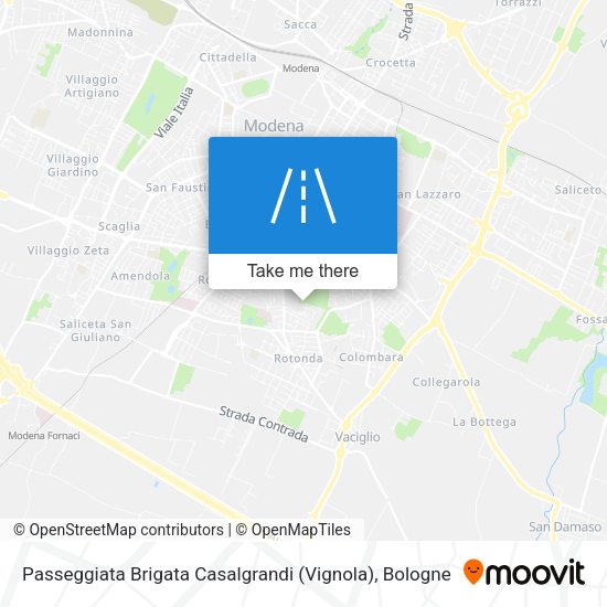 Passeggiata Brigata Casalgrandi (Vignola) map