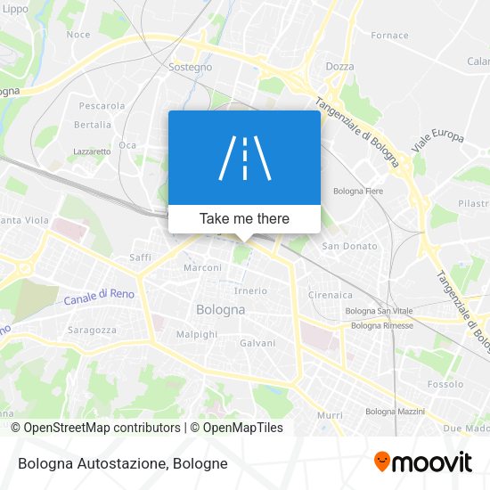 Bologna Autostazione map