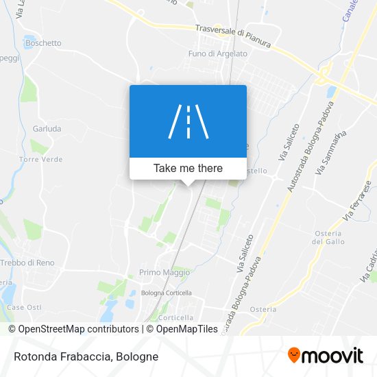 Rotonda Frabaccia map