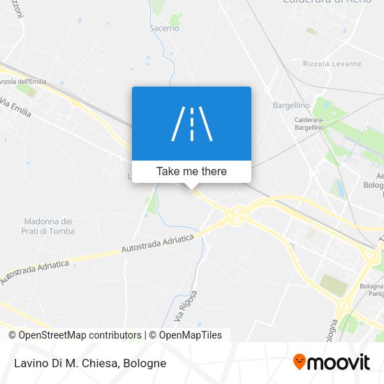 Lavino Di M. Chiesa map