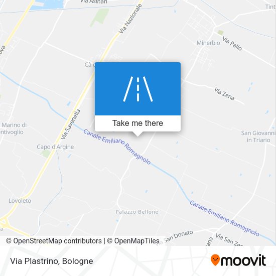 Via Plastrino map