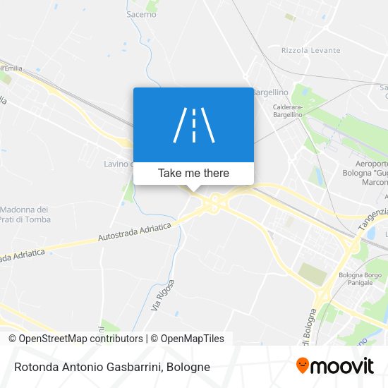 Rotonda Antonio Gasbarrini map