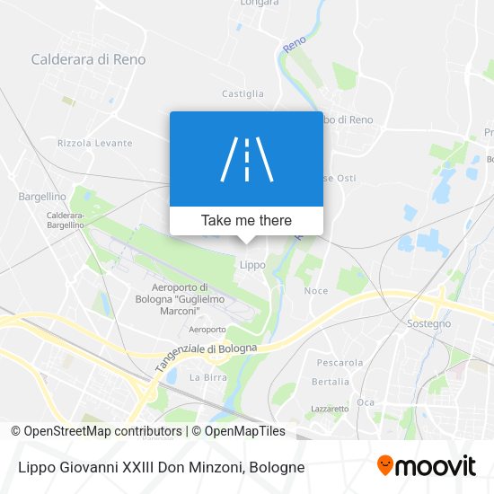 Lippo Giovanni XXIII Don Minzoni map