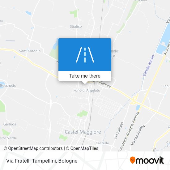 Via Fratelli Tampellini map