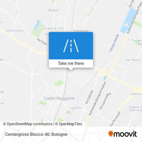 Centergross Blocco 40 map