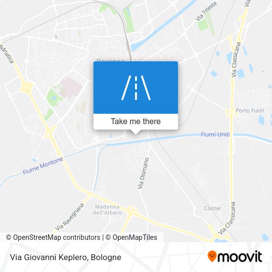 Via Giovanni Keplero map