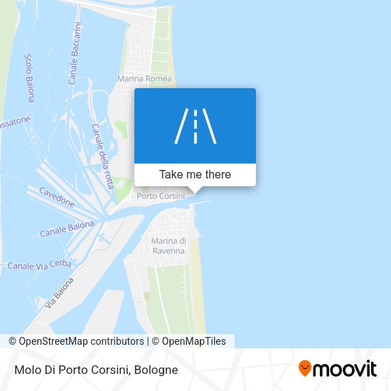 Molo Di Porto Corsini map