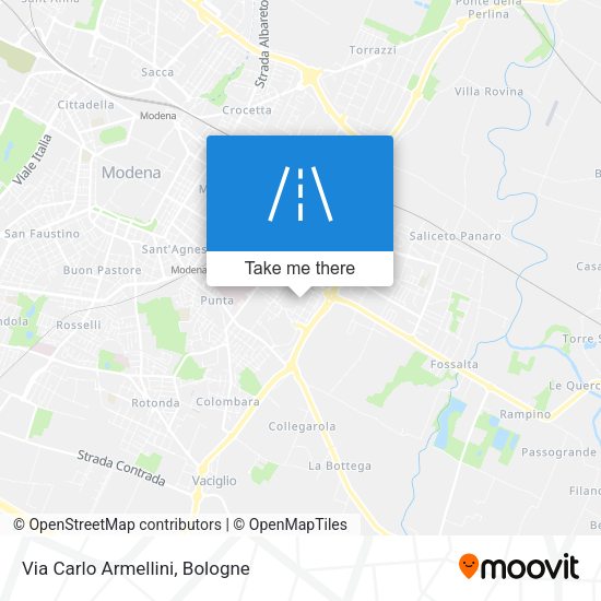 Via Carlo Armellini map