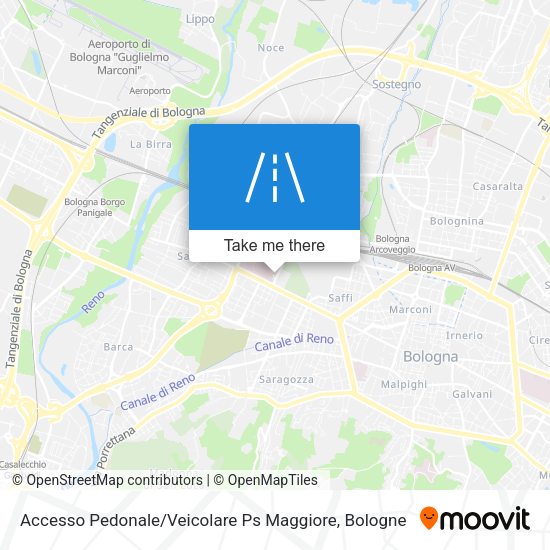 Accesso Pedonale / Veicolare Ps Maggiore map