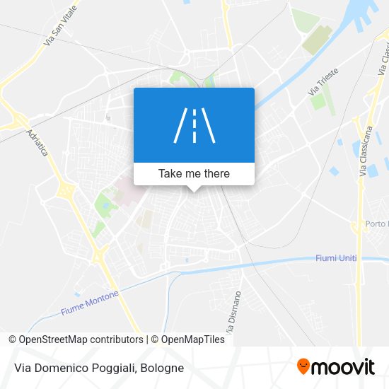 Via Domenico Poggiali map