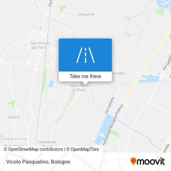 Vicolo Pasqualino map