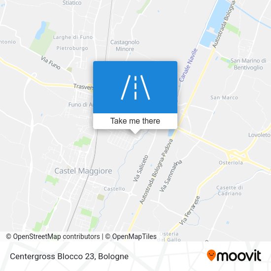 Centergross Blocco 23 map