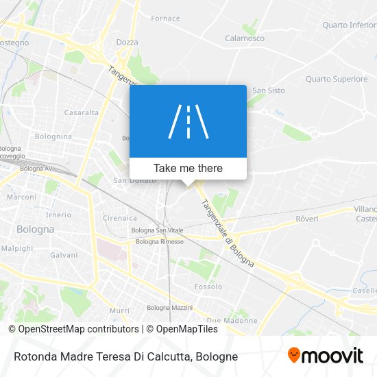 Rotonda Madre Teresa Di Calcutta map