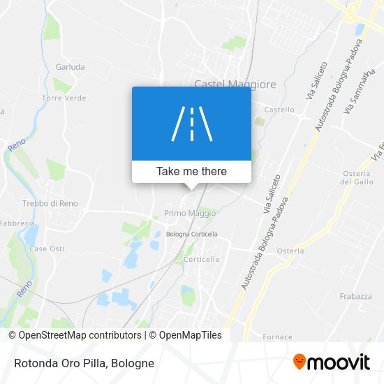 Rotonda Oro Pilla map