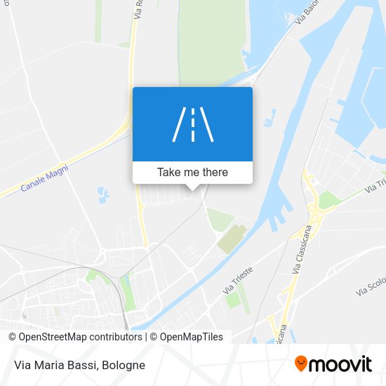 Via Maria Bassi map