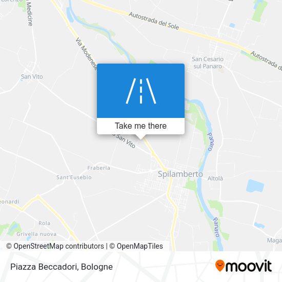 Piazza Beccadori map