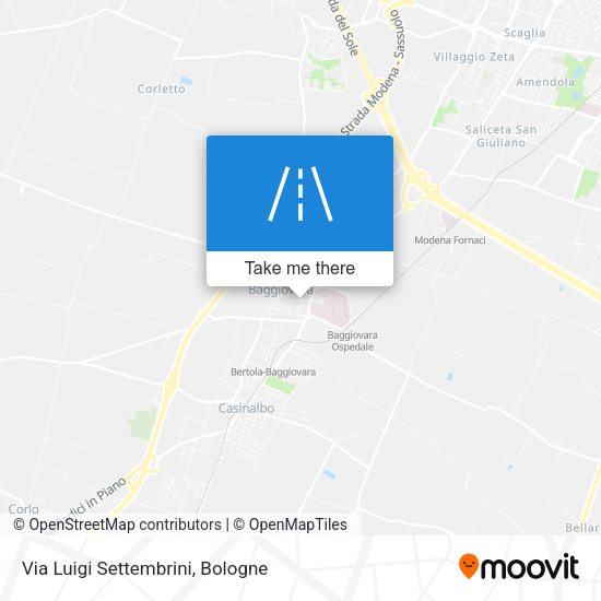Via Luigi Settembrini map