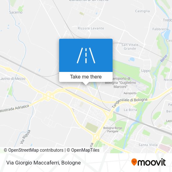 Via Giorgio Maccaferri map