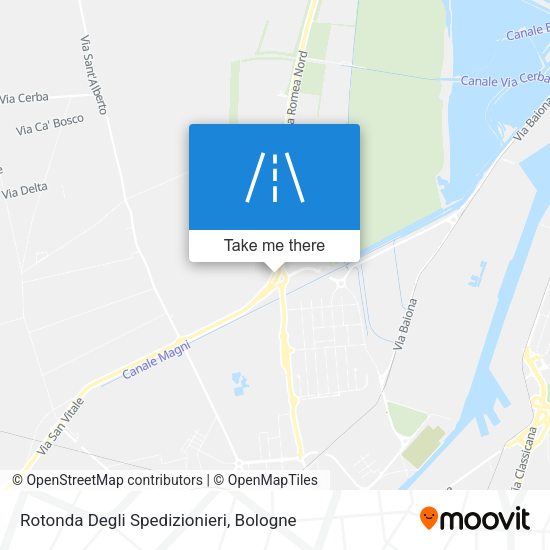 Rotonda Degli Spedizionieri map