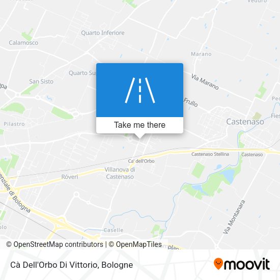 Cà Dell'Orbo Di Vittorio map