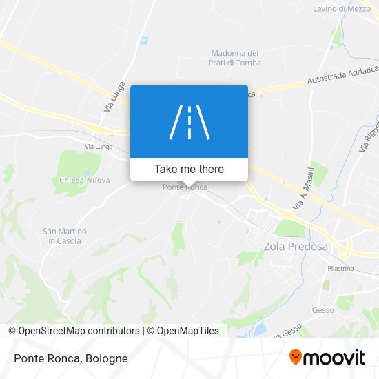 Ponte Ronca map