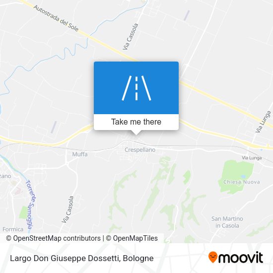 Largo Don Giuseppe Dossetti map